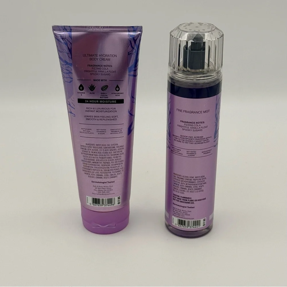 Bath & Body Works I Scream Float Halloween Body Care Set NWT